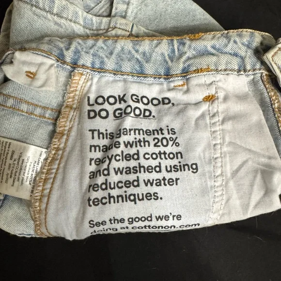 Cotton On Light Blue Denim Mini Skirt - Picture 6 of 7